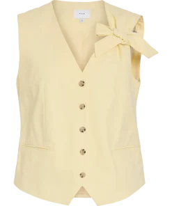 VILA ALARA SL VEST PASTEL YELLOW