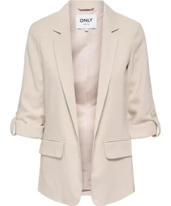 ONLY ARIS LIFE 3/4 LOOSE BLAZER PUMICE STONE