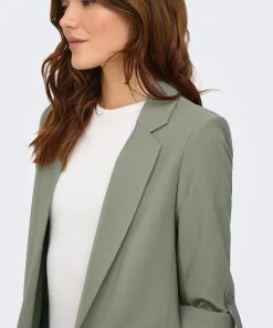 ONLY ARIS LIFE 3/4 LOOSE BLAZER SMOKEY OLIVE