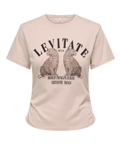 ONLY LUCY S/S SUMMER TSHIRT SEPIA ROSE