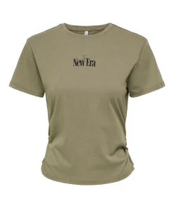 ONLY LUCY SUMMER S/S T-SHIRT WALNUT