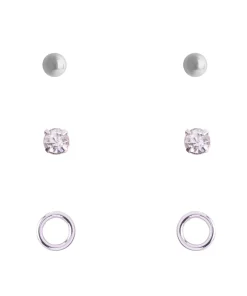 D&X EARRINGS SET OF 3 STUDS DE0839