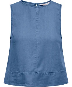 ONLY DORSI CHARIS DENIM TOP