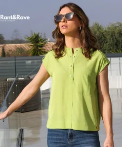 RANT&RAVE FERNANDA TOP IN GREEN