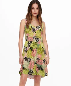 ONLY NOVA LIFE S/L PALM DRESS
