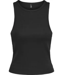 ONLY VAL S/L BRA TOP BLACK