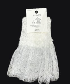 ONLY SAHARA LACE CUFF IN OFF WHITE