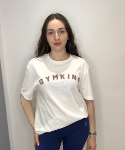 GYM KING SHADOW BOYFRIEND TEE IN CREAM