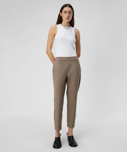 OBJECT LISA SLIM LEG TROUSERS IN FOSSIL