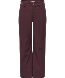 ONLY MADISON-CLAIR HIGH WAIST CROPPED WIDE LEG JEANS IN FUDGE