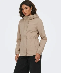 ONLY ASTA STRING PARKA IN HUMUS