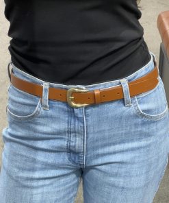 WRANGLER EASY WESTERN BELT IN COGNAC