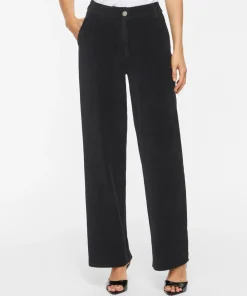 VILA KITA MID RISE WIDE LEG CORDUROY PANTS