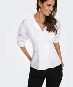 JDY MIO FITTED V-NECK SHIRT