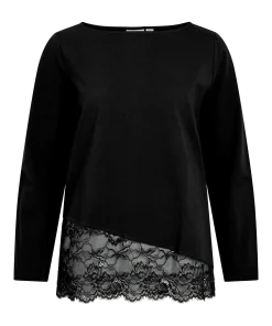 VILA SOLEIL LACE TOP IN BACK